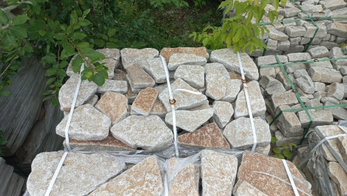 Гранитный плитняк галтованный для парковки купить в Хотьково