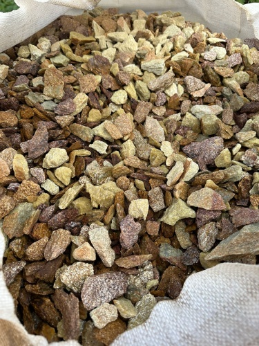 Златолит персиковый декоративная каменная крошка купить в Хотьково