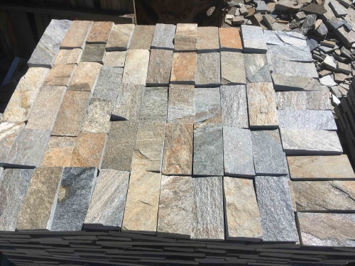 Плитка пилёная златолит Уральский для цоколя, отмостки купить в Хотьково