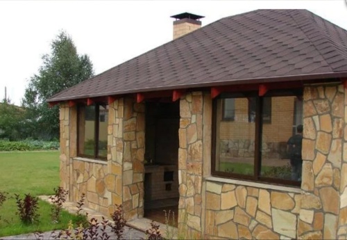 Плитняк златолит жёлтый для фасада 1,5-3 см купить в Хотьково