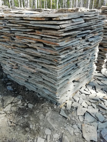 Плитняк златолит Уральский для цоколя, отмостки купить в Хотьково