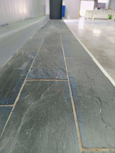 Плитка чёрная из натурального камня фасадная 30 см * 5 см, толщина 7 мм -30 мм купить в Хотьково